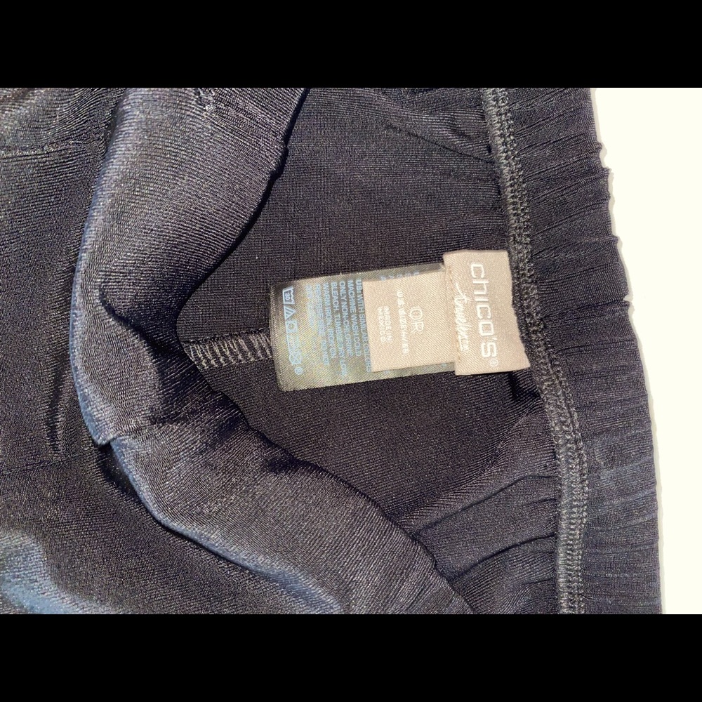Chico black traveler’s pants.